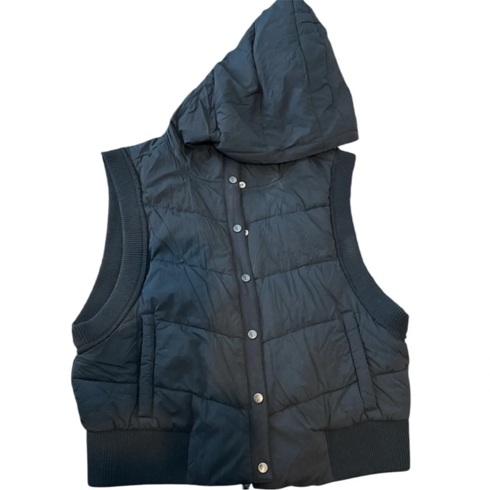 FP Movement by Free People Black Hooded Vest - Picture 2 of 2